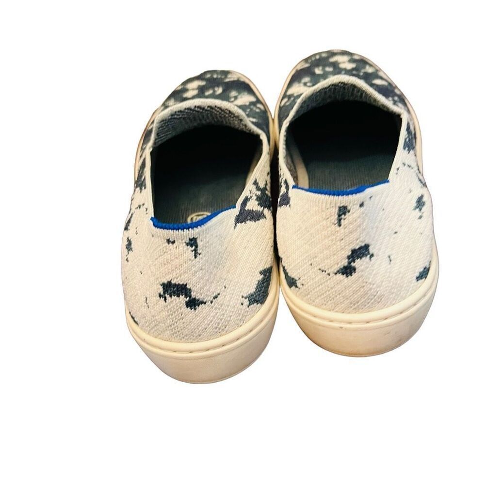 Rothys Blue and White Slip-On Sneakers - Picture 7 of 11